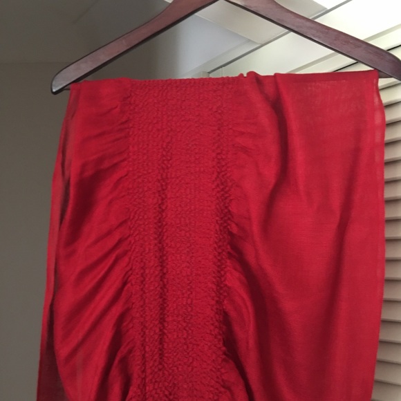 Portmans Deep Red Acrylic Scarf NWOT - Picture 12 of 15